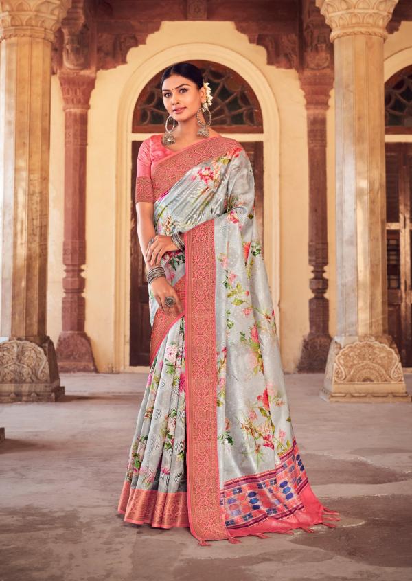 Shvetambar Pankh Silk Ocassional Fancy Silk Saree Collection